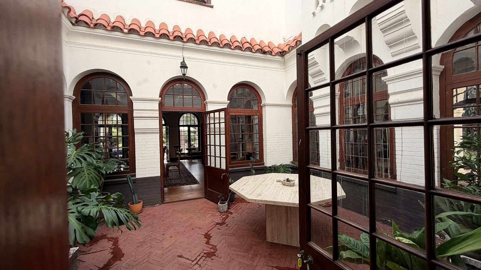The courtyard